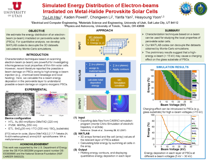 Students Awarded for Poster on Solar Cell Research - Electrical