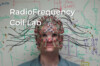 flyer for Radio Frequency CoilLab depicting a person in a cap with several wires coming out of it